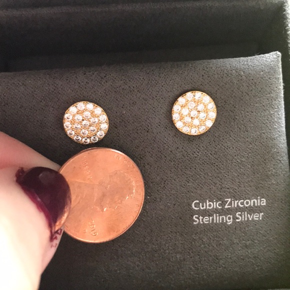 Nordstrom earrings cubic zirconia sterling silver - Picture 5 of 5
